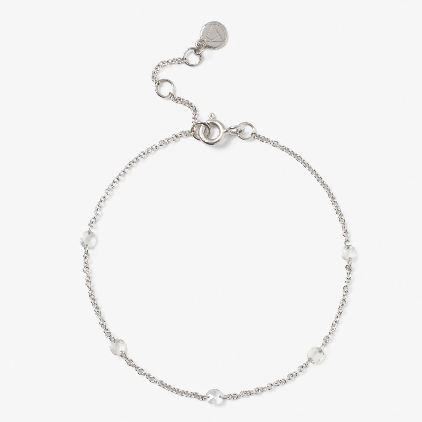 Aria - 18Ct Gold, 5 Rose Cut Diamond Bracelet^The Alkemistry Hot