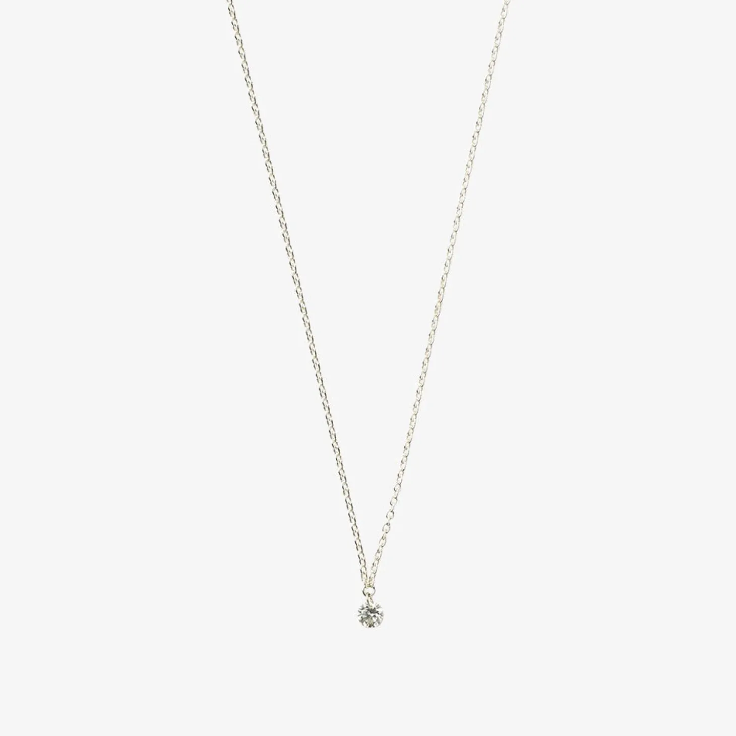 Aria - 18Ct Gold, 0.08Ct Drilled Diamond Necklace^The Alkemistry Hot