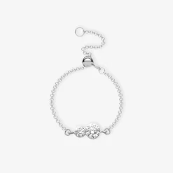 Aria - 18Ct Gold, Double Diamond Adjustable Chain Ring^The Alkemistry Online