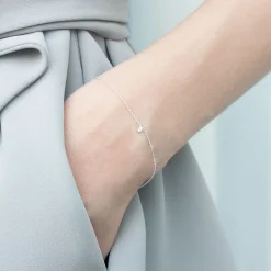 Aria - 18Ct Gold, Drilled Diamond Bracelet^The Alkemistry Cheap