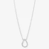 Aria - 18Ct Gold, Pave Diamond Pear Necklace^The Alkemistry Fashion