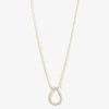 Aria - 18Ct Gold, Pave Diamond Pear Necklace^The Alkemistry Discount
