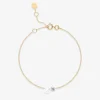 Aria - 18Ct Gold, Rose & Brilliant Cut Double Diamond Bracelet^The Alkemistry Flash Sale