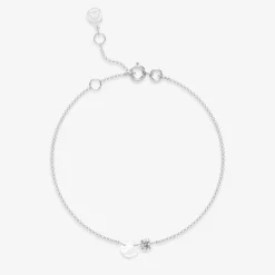 Aria - 18Ct Gold, Rose & Brillant Cut Double Diamond Bracelet^The Alkemistry Shop
