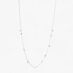 Aria - 18Ct Gold, Rose Cut Diamond Tennis Necklace^The Alkemistry Best