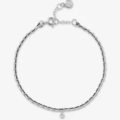 Auric - 18Ct Gold, Black & White Woven Chain Diamond Bracelet^The Alkemistry Hot