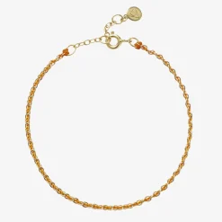 Auric - 18Ct Gold, 'Happiness' Amber Woven Chain Diamond Bracelet^The Alkemistry Discount
