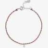 Auric - 18Ct Gold, 'Love Pink & Garnet Woven Chain Diamond Bracelet^The Alkemistry Cheap