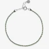 Auric - 18Ct Gold, 'Prosperity' Green & Jade Woven Chain Bracelet^The Alkemistry Hot