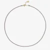 Auric - 18Ct Gold, 'Wisdom' Purple & Lilac Woven Chain Necklace^The Alkemistry Best Sale