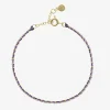 Auric - 18Ct Gold, 'Wisdom' Purple & Lilac Woven Chain Bracelet^The Alkemistry Hot