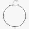Auric - 18Ct Gold, 'Wisdom' Purple & Lilac Woven Chain Diamond Bracelet^The Alkemistry Store