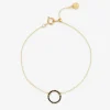 Black Magic - 18Ct Gold, Pave Black Diamond Circle Bracelet^The Alkemistry Discount