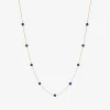 Boba - 18Ct Gold, Lapis Bead And Chain Necklace^The Alkemistry Best Sale