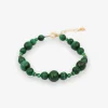 Boba - 18Ct Gold, Malachite Bead Bubble Bracelet^The Alkemistry Flash Sale