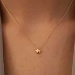 Chubby - 18Ct Gold, Star Necklace^The Alkemistry Store