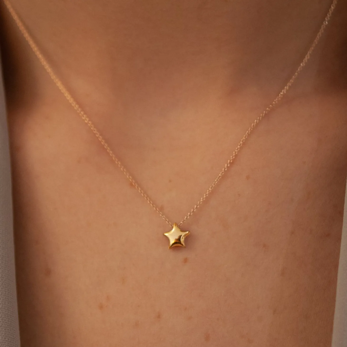 Chubby - 18Ct Gold, Star Necklace^The Alkemistry Store
