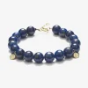 Cinta - 18Ct Gold, Lapis Bead Bracelet^The Alkemistry Flash Sale
