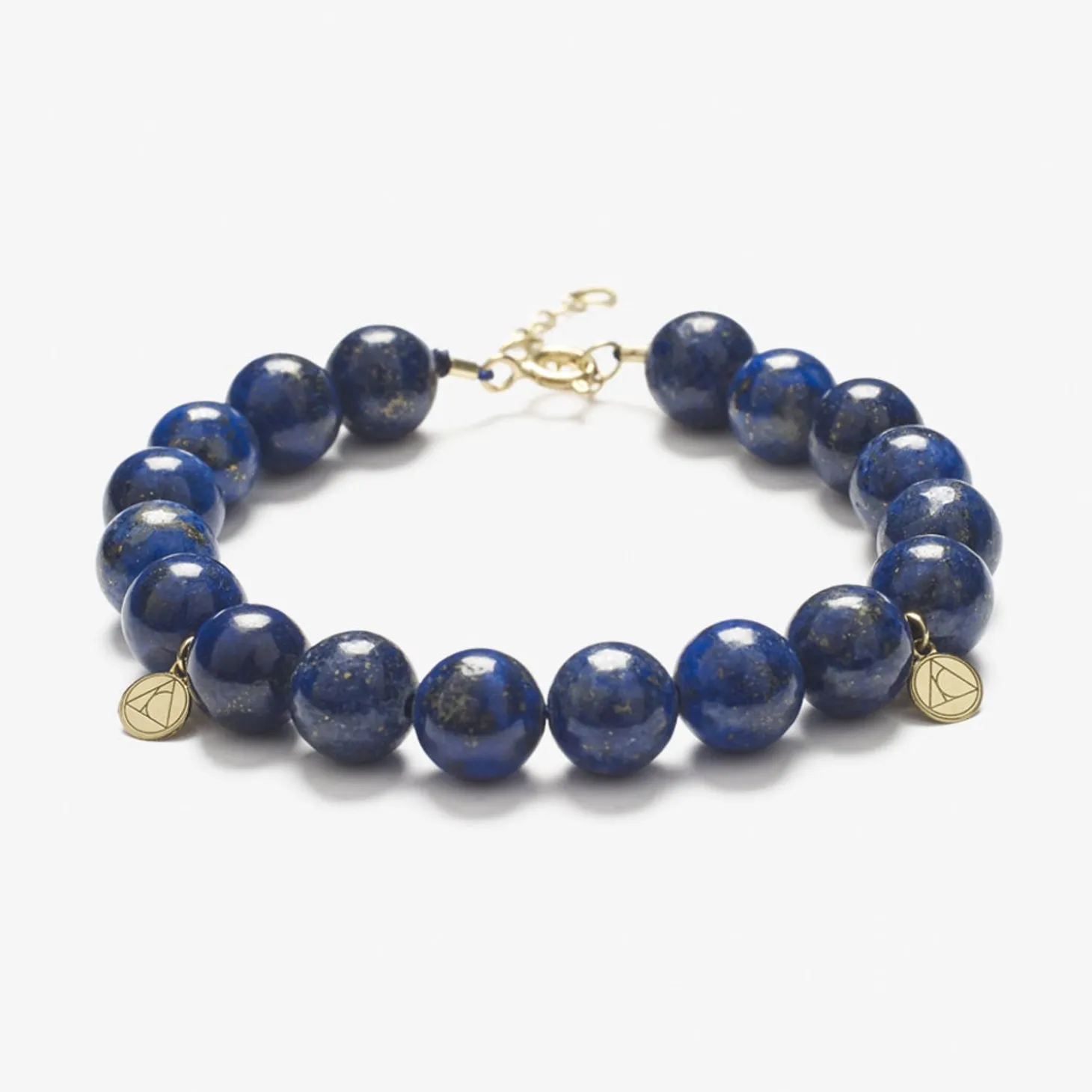 Cinta - 18Ct Gold, Lapis Bead Bracelet^The Alkemistry Flash Sale