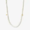 Cinta - 18Ct Gold, Mother Of Pearl Bead Necklace^The Alkemistry Discount