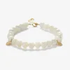 Cinta - 18Ct Gold, Mother Of Pearl Bead Bracelet^The Alkemistry New