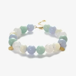 Cinta - 18Ct Gold, Pastel Gemstone Bead Bracelet^The Alkemistry Cheap