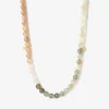 Cinta - 18Ct Gold, Rainbow Moonstone Ombre Bead Necklace^The Alkemistry Clearance