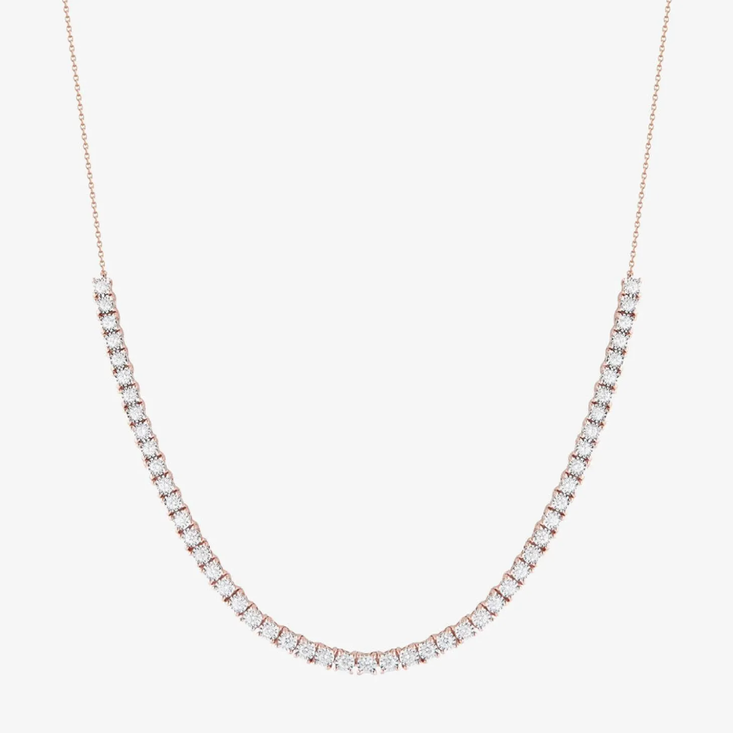 Dana Rebecca - 14Ct Gold, Ava Bea Diamond Tennis Necklace^The Alkemistry Hot