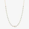 Dana Rebecca - 14Ct Gold, Ava Bea Interval Diamond Tennis Necklace^The Alkemistry Best