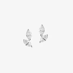 Dana Rebecca - 14Ct Gold, Diamond Marquise Stud Earrings (Pair)^The Alkemistry Online