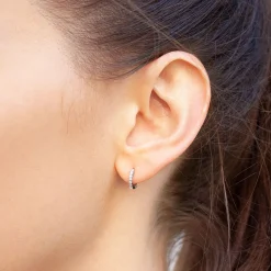 Dana Rebecca - 14Ct Gold, Diamond Mini Huggie Earrings (Pair)^The Alkemistry Flash Sale