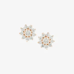 Dana Rebecca - 14Ct Gold, Jennifer Yamina Diamond Starburst Stud Earrings (Pair)^The Alkemistry Clearance