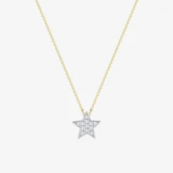 Dana Rebecca - 14Ct Gold, Julianne Himiko Diamond Star Necklace^The Alkemistry Store