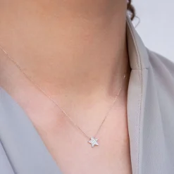 Dana Rebecca - 14Ct Gold, Julianne Himiko Diamond Star Necklace^The Alkemistry Discount