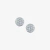 Dana Rebecca - 14Ct Gold, Lauren Joy Diamond Mini Disc Earrings (Pair)^The Alkemistry New