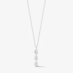 Dana Rebecca - 14Ct Gold, Sophie Ryan Diamond Triple Teardrop Necklace^The Alkemistry Clearance