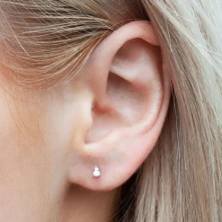 Dana Rebecca - 14Ct Gold, Sophia Ryan Diamond Pear Stud Earrings (Pair)^The Alkemistry Shop