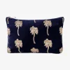 Elizabeth Scarlett - Gold Palm Everyday Pouch Navy^The Alkemistry Outlet