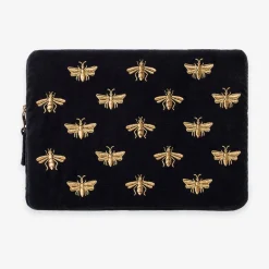 Elizabeth Scarlett - Honey Bee Laptop Case Large Charcoal^The Alkemistry Sale