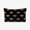 Elizabeth Scarlett - Honey Bee Everyday Pouch Charcoal^The Alkemistry Online
