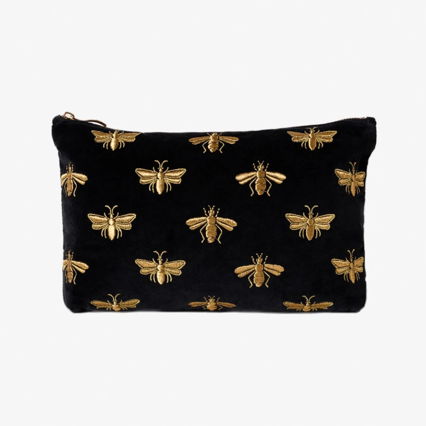 Elizabeth Scarlett - Honey Bee Everyday Pouch Charcoal^The Alkemistry Online