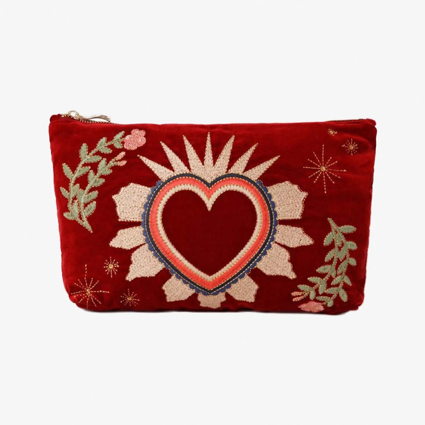 Elizabeth Scarlett - Sacred Heart Everyday Pouch Rouge Red^The Alkemistry Store