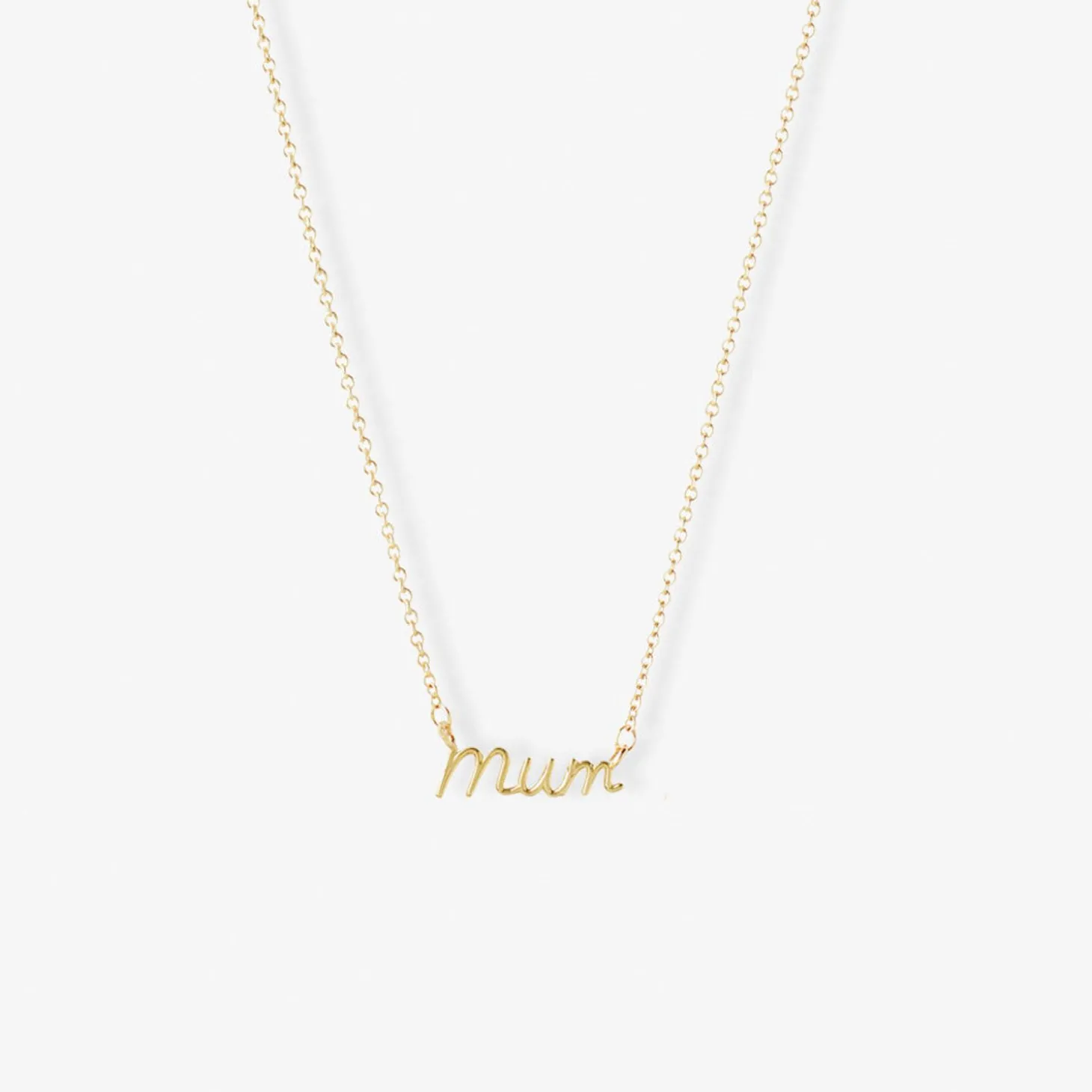 It'S Mummy - 18Ct Gold, Baby Mum Necklace^The Alkemistry Cheap