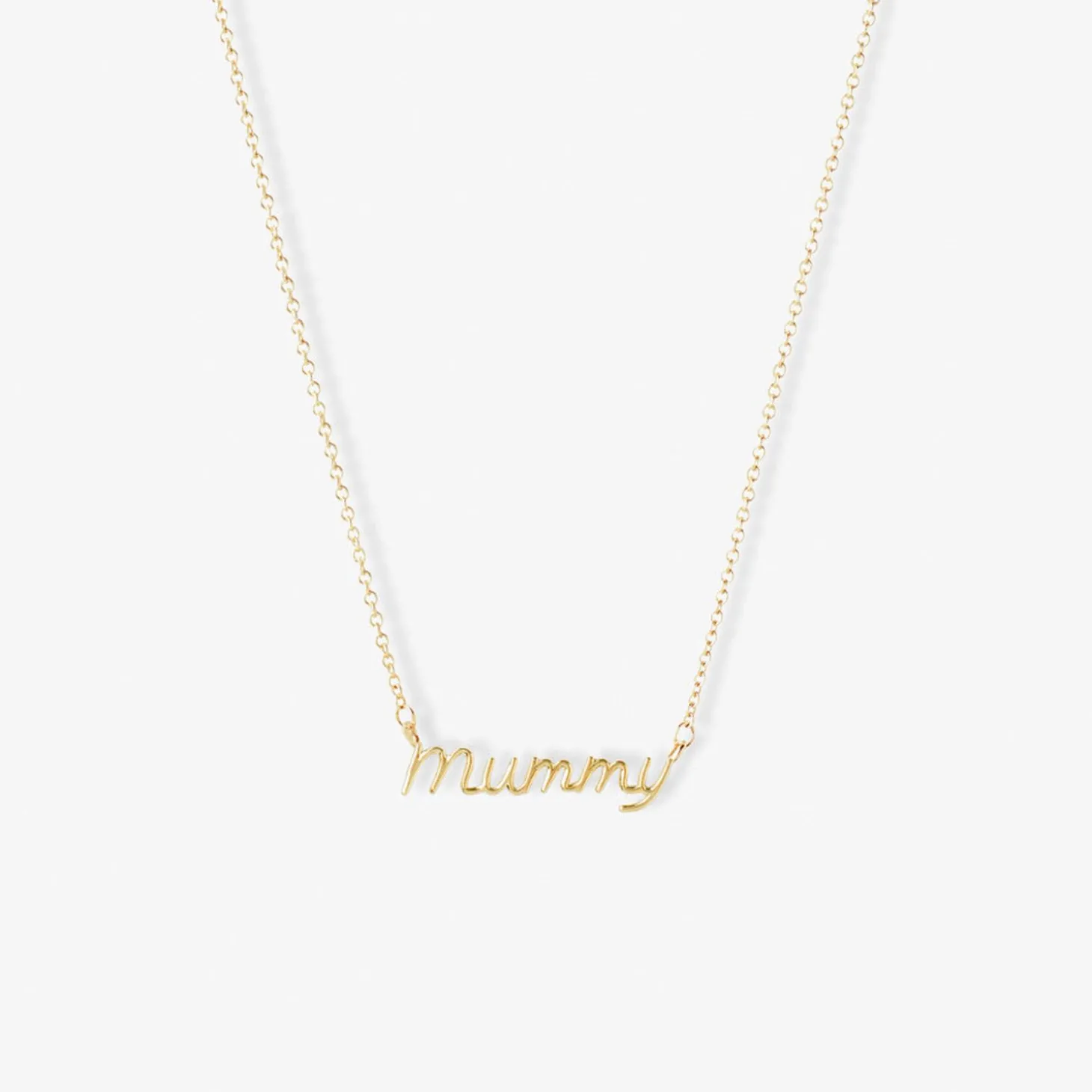It'S Mummy - 18Ct Gold, Baby Mummy Necklace^The Alkemistry Clearance