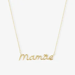 It'S Mummy - 18Ct Gold, Large Mamae Necklace^The Alkemistry Fashion