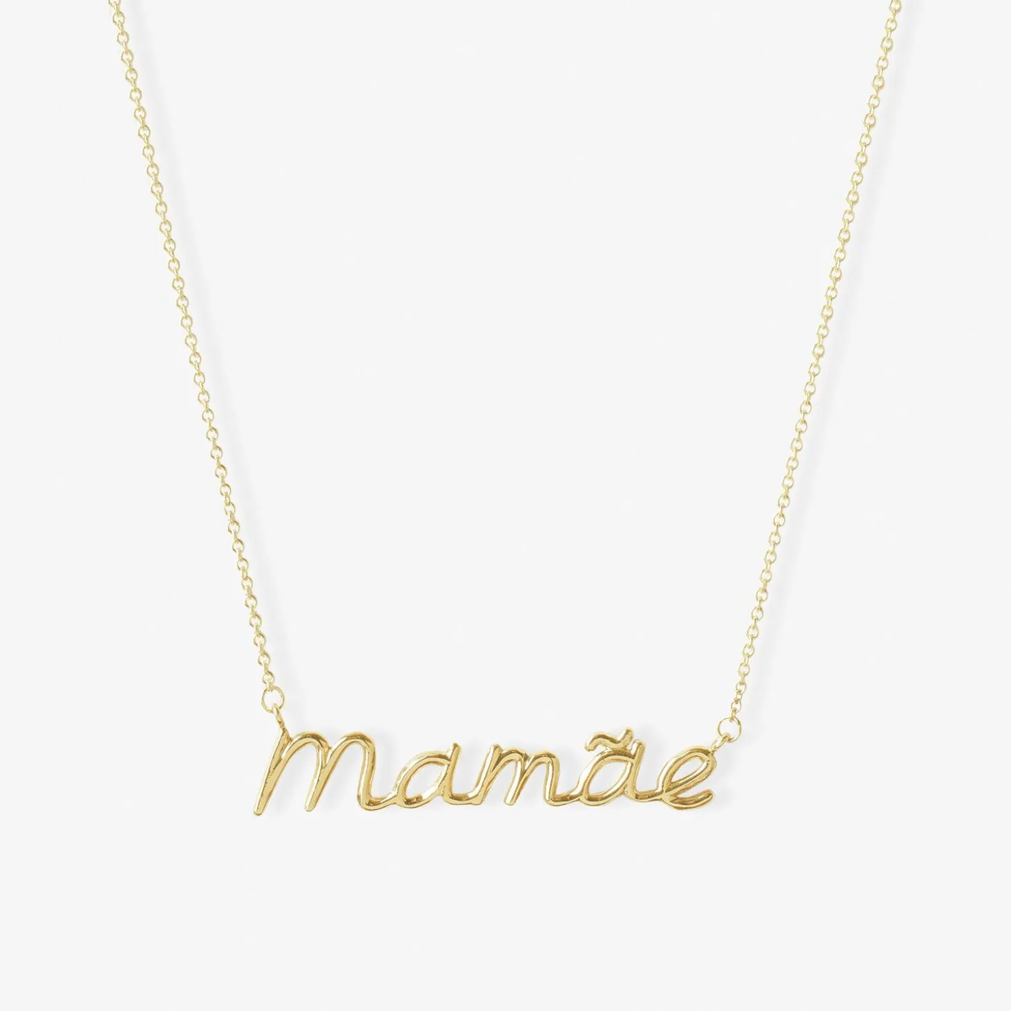 It'S Mummy - 18Ct Gold, Large Mamae Necklace^The Alkemistry Fashion