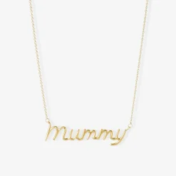 It'S Mummy - 18Ct Gold, Large Mummy Necklace^The Alkemistry Online