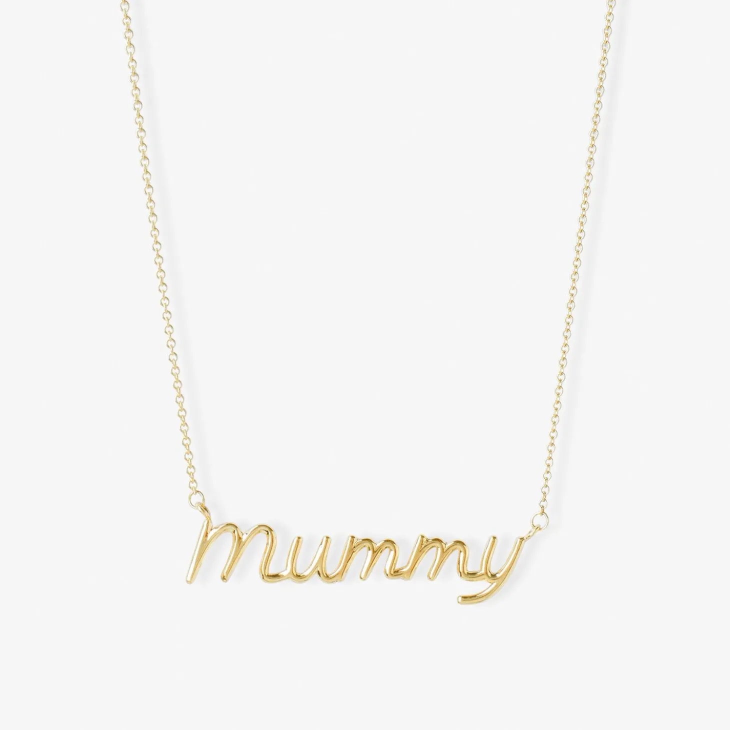 It'S Mummy - 18Ct Gold, Large Mummy Necklace^The Alkemistry Online