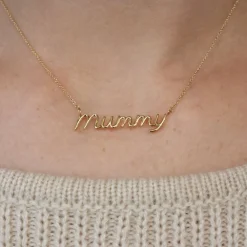 It'S Mummy - 18Ct Gold, Large Mummy Necklace^The Alkemistry Online
