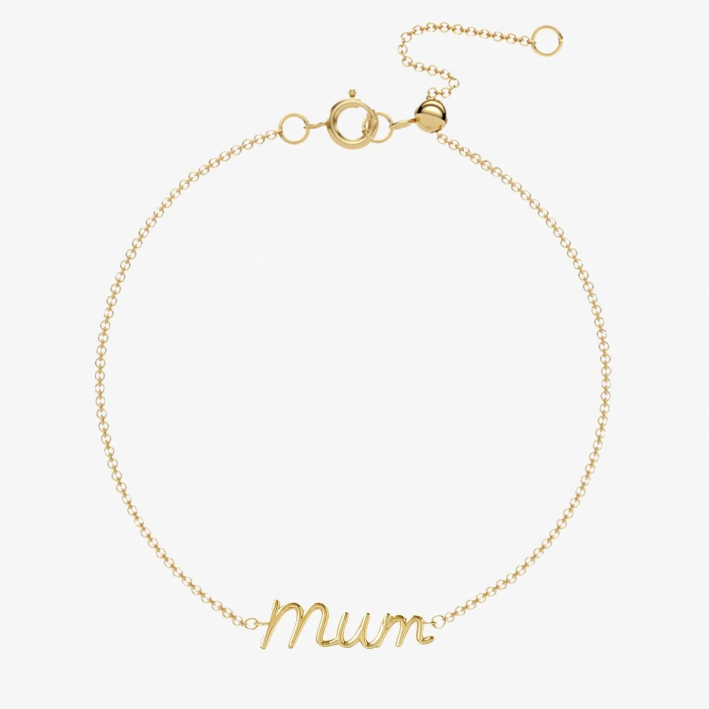 It'S Mummy - 18Ct Gold, Large Mum Bracelet^The Alkemistry Cheap